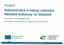 PROJEKT - Rekonstrukce a nkup vybaven Mstsk knihovny ve Velen